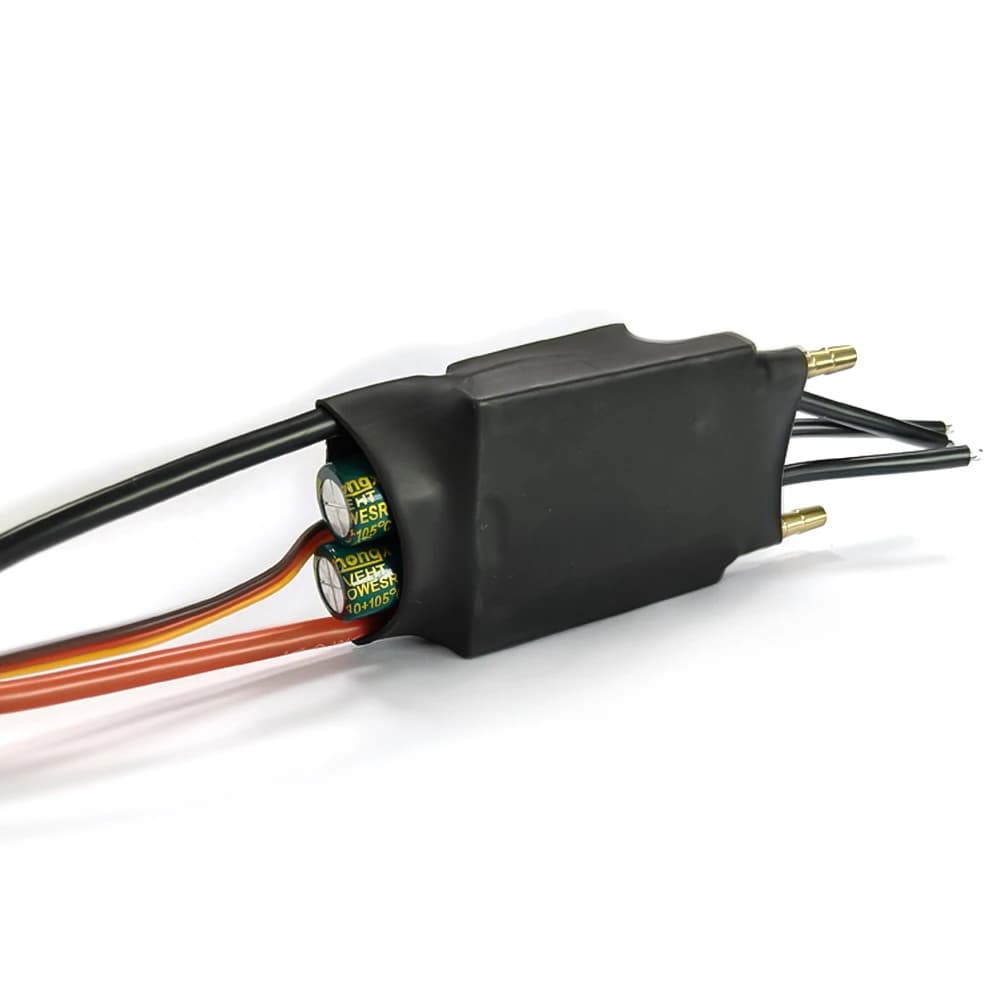 200A 125A 100A 80A 60A Regolatore di velocità elettrico di raffreddamento ad acqua senza spazzole ESC ESC unidirezionale con 5V/3A BEC per modello di barca RC