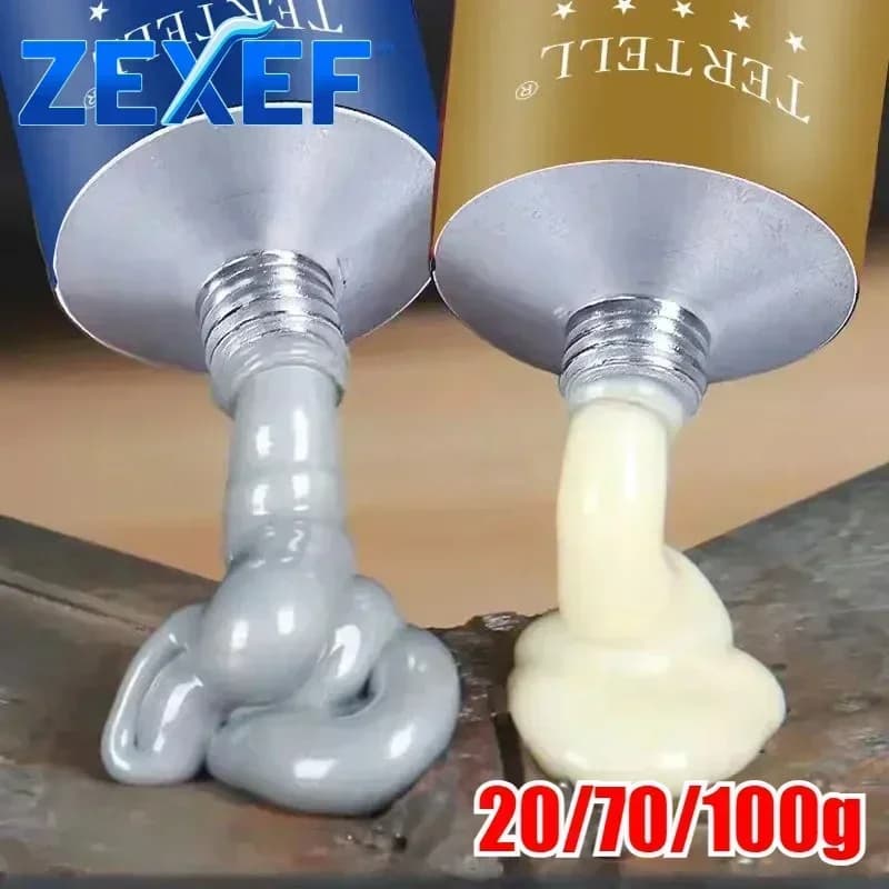ZEXEF High Temperature Collar For Metal Welding Resistance Repair AB Magic Resistant A Bi Component For Plastic Wood Sticker B
