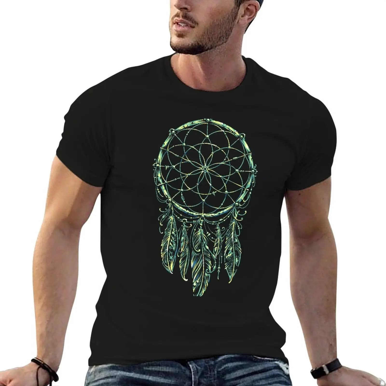 Dream Catcher Acid T-Shirt anime t shirts funny meme t-shirts mens clothing
