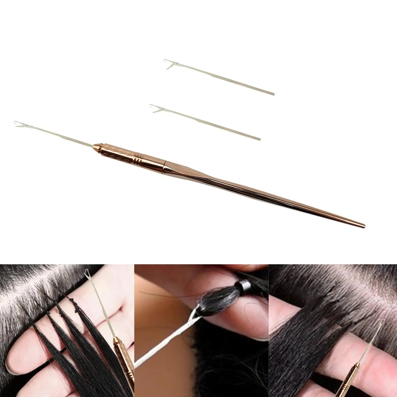 Porta uncinetto per dreadlock, treccia artigianale per tessitura di parrucche, per realizzare cappucci per rete per parrucche