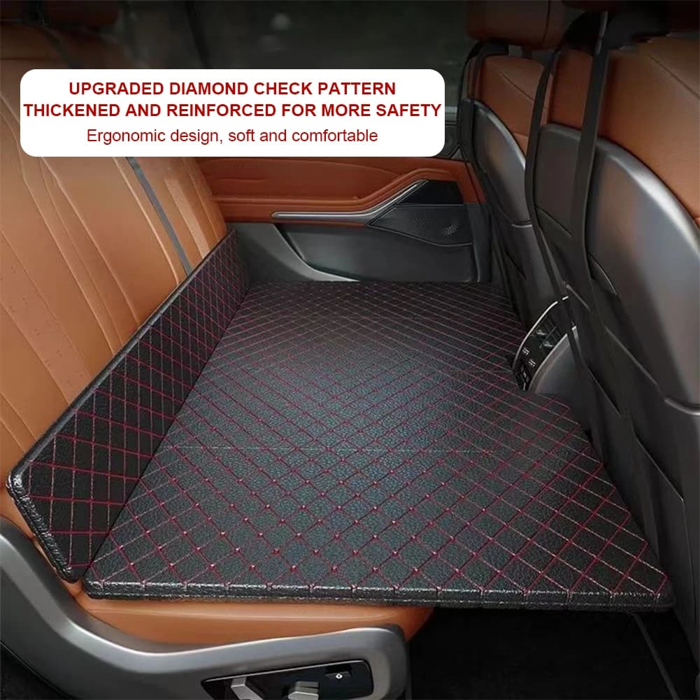 Materasso per Auto Non Gonfiabile, Letto Pieghevole Universale per Sedile Posteriore, Materasso Portatile per Viaggi in Auto