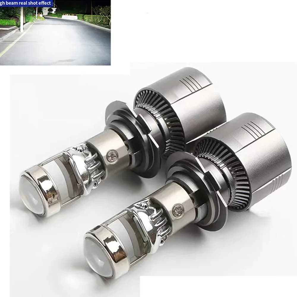 16000LM H4 H7 Auto LED Super Mini Proiettore Len H11 H8 H9 9005 9006 HB3 HB4 6000K Auto LED Lampadina Hi/Lo Fascio Faro Lente A Led