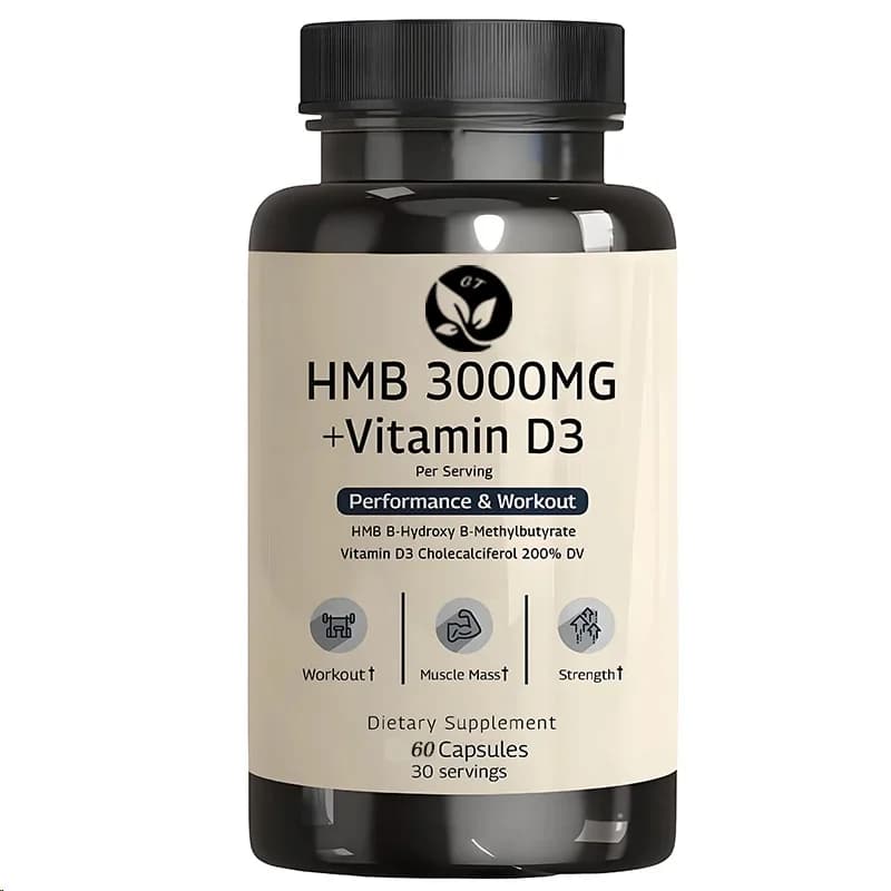 I integratori da 3000 mg e vitamina D3 (iu) promuovono la crescita e il recupero muscolare -60 capsule vegetariane 30 porzioni
