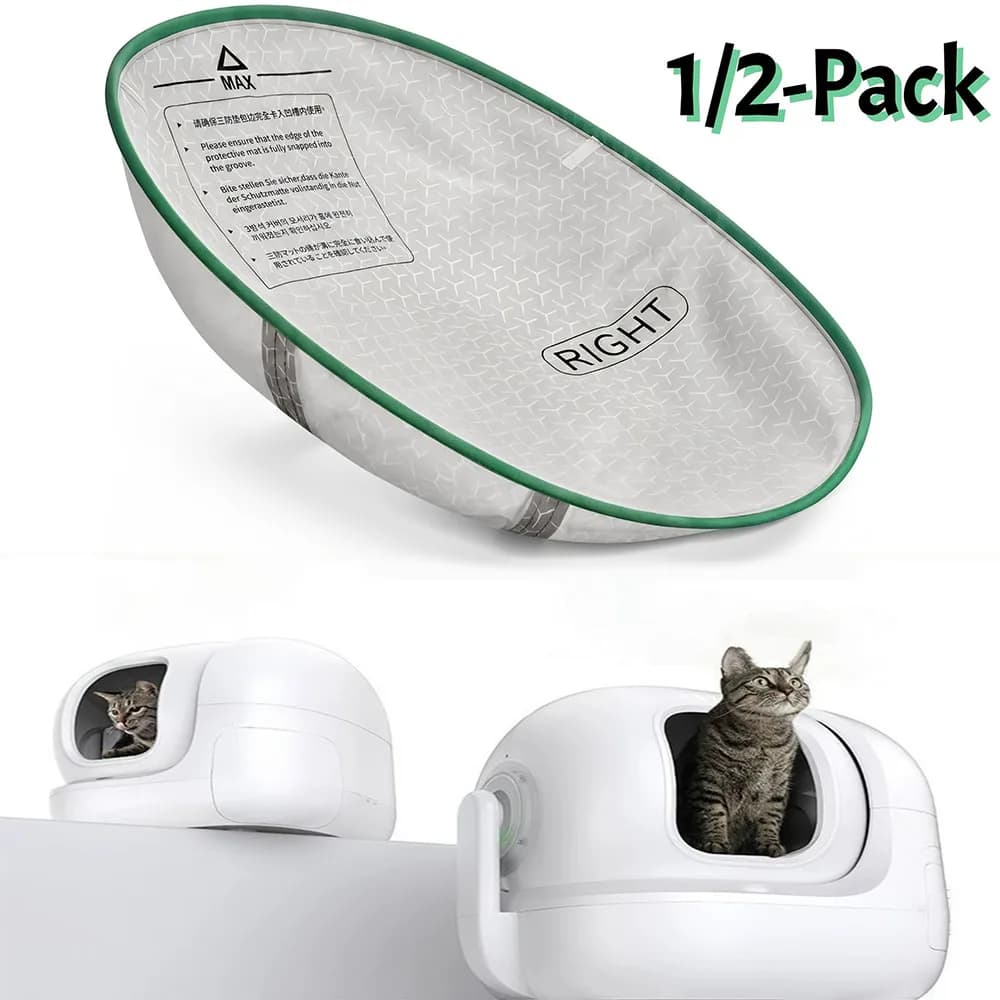 Cat Litter Pad for MAX 2/MAX PRO Self-Cleaning Litter Boxes,3-Proof Base Mat Removable Liner,High-performance Replacement Liner