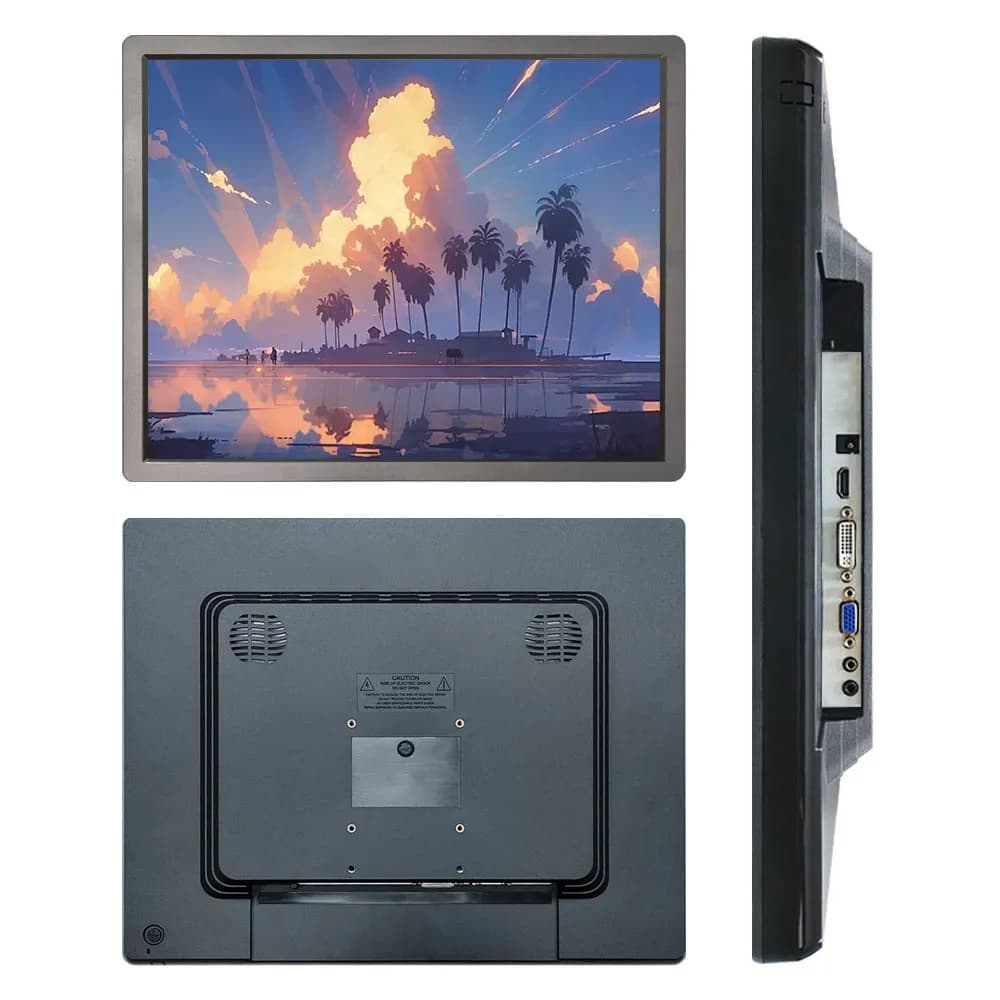 Monitor LCD da 19 Pollici 5:4 con Risoluzione 1280*1024, Vendita Calda, Monitor per Bambini con Display in Plastica