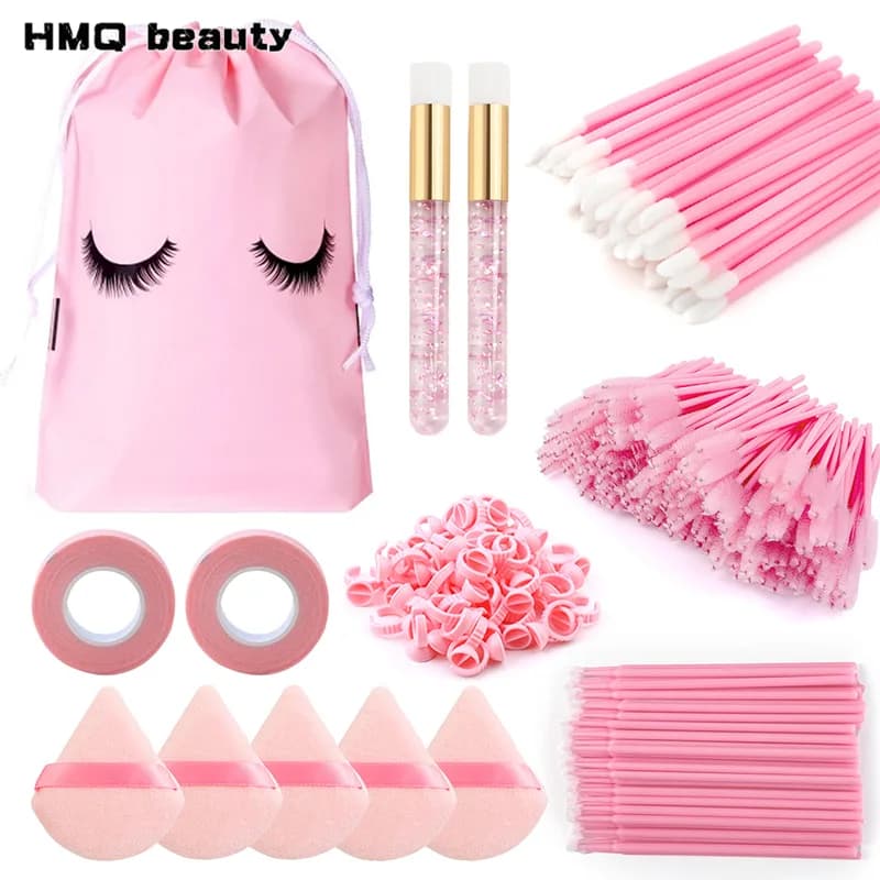 260PCS Spazzole per ciglia usa e getta Set Micro Lip Swab Mascara Bacchette Applicatore per estensione ciglia sopracciglio Rimozione strumenti di trucco