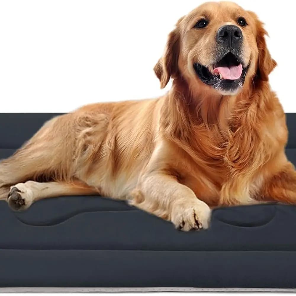 Lettino per cani grande Tappetino morbido per casse per cani 42 pollici Fondo antiscivolo Lavabile Materasso per cani Letti per animali Letto per gatti Cuccia per cuccia, Grigio scuro