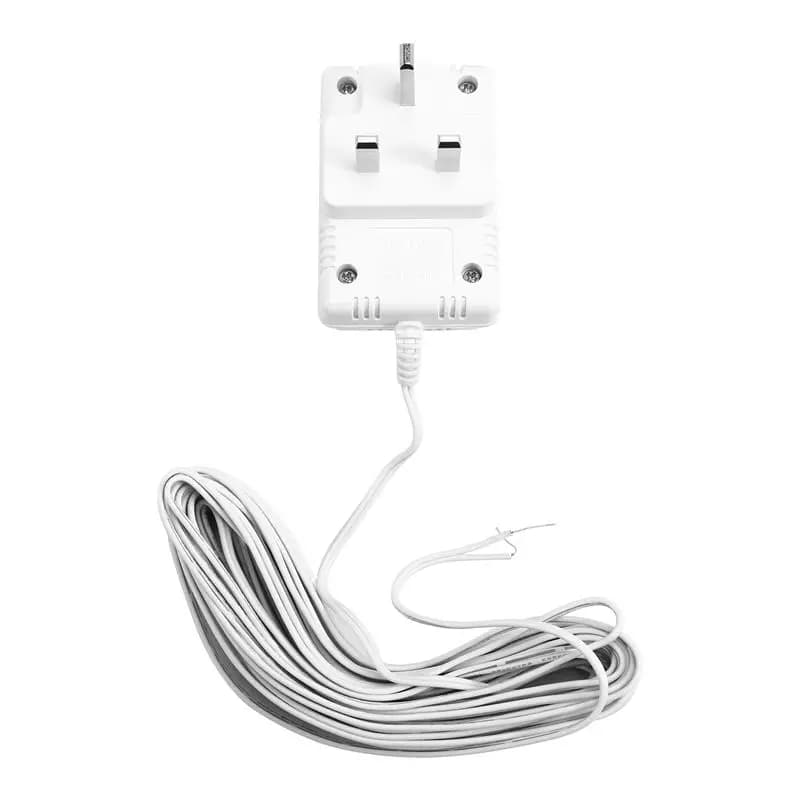 24V Doorbell Transformer Adapter For Video Doorbells Enhanced Performance & Easy Installation UK Plug-A12I