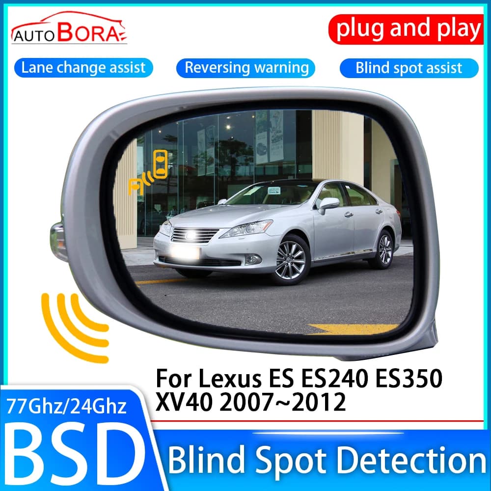 ZhuCamX Car Blind Spot Detection System BSD BSA BSM Sensor Drive Rear Mirror Monitoring for Lexus ES ES240 ES350 XV40 2007~2012