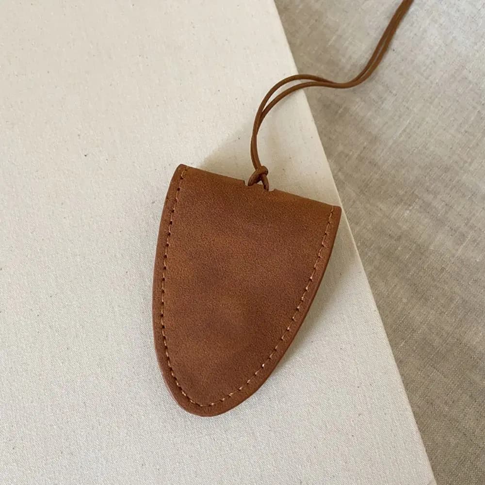 Anti-lost Pu Leather Magnetic Glasses Clip Pendant Neck Hanging Sunglasses Glasses Holder Organizer Gadget Eyeglass Clip