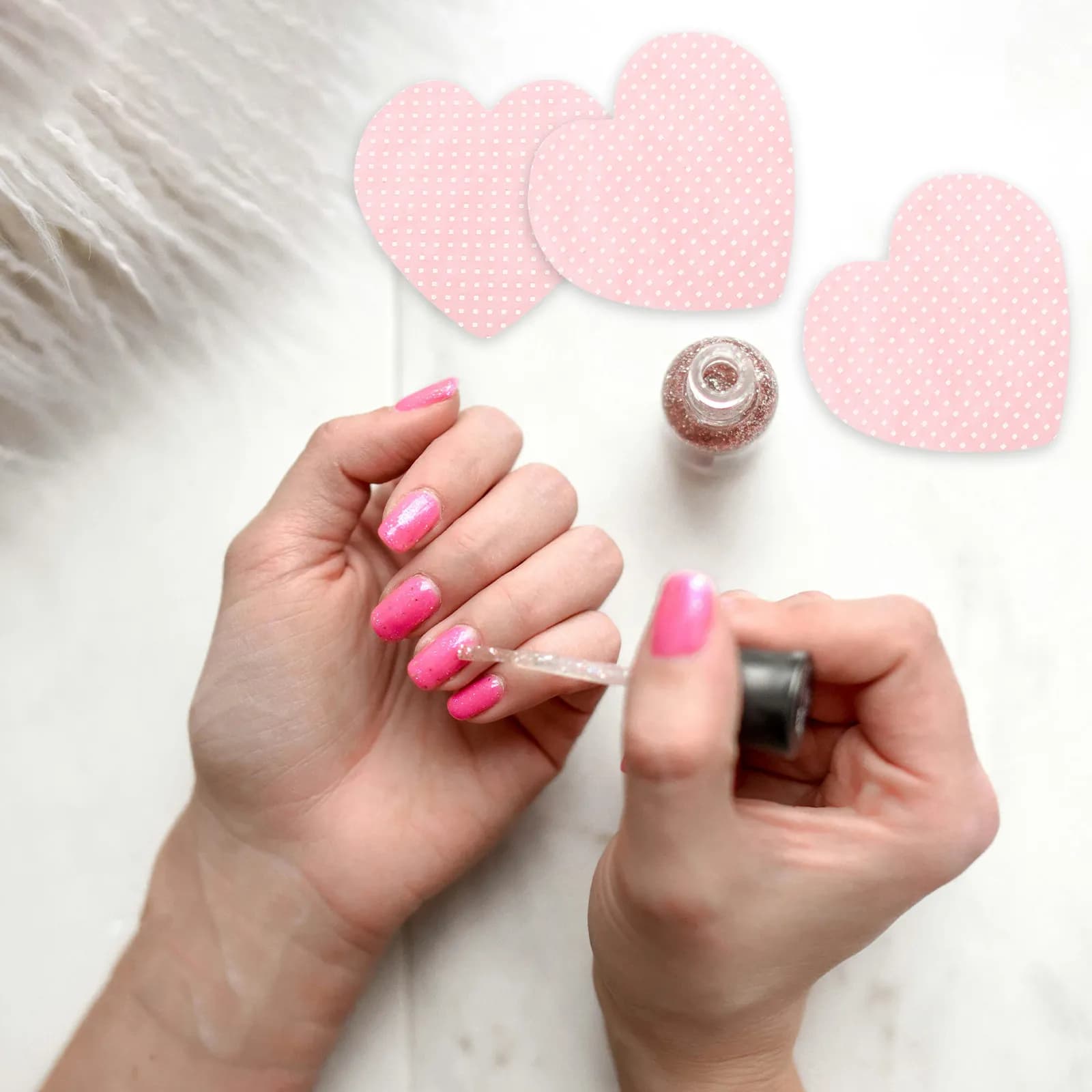 200 Fogli di Dischetti a Forma di Cuore per la Pulizia delle Unghie, Salviette in Cotone Senza Pelucchi per Rimuovere lo Smalto, per Unghie in Gel, Acrilico, Uso Professionale e Domestico