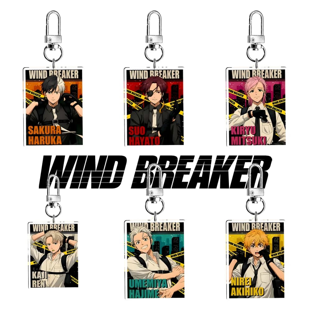 Anime WIND BREAKER Acrilico Del Basamento Modello Figura Sakura Haruka Suo Hayato Umemiya Hajime Portachiavi Cosplay Piatto Ventole Regali