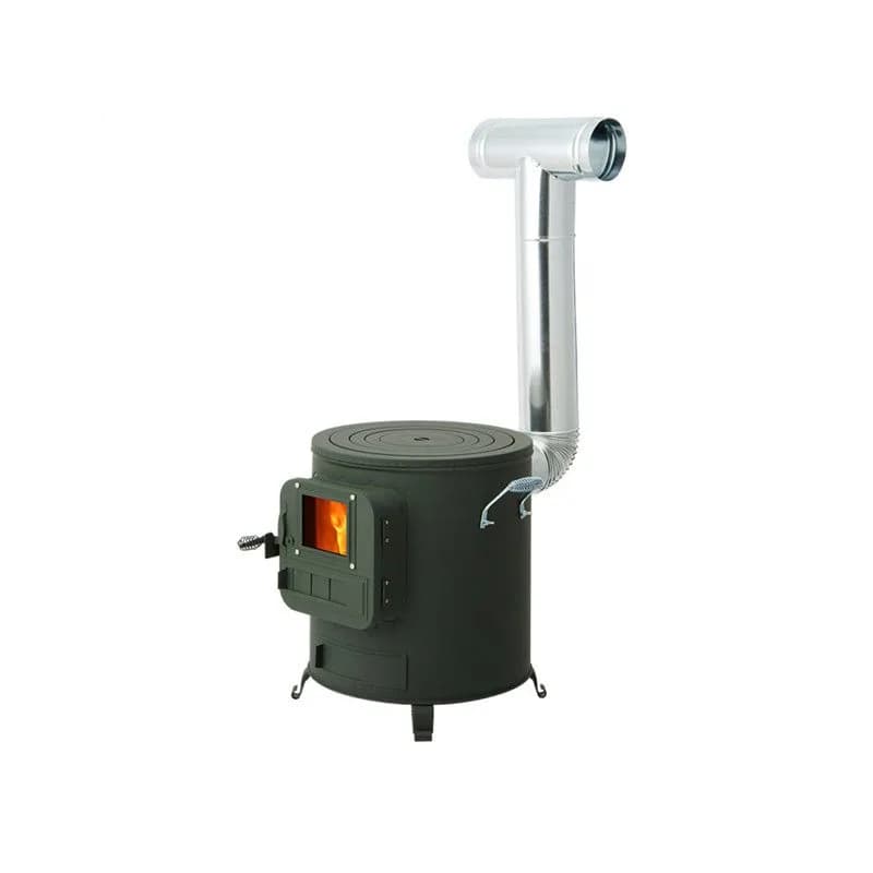 Stufa a legna per uso domestico, tenda portatile da esterno per il cortile, fornello da campeggio per riscaldamento, utensili per stufe a legna e carbone