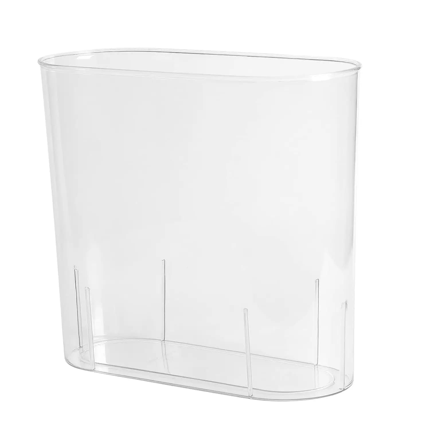 Cestino per Rifiuti Sottile da 3 Galloni per Bagno, Camera da Letto, Cucina, Ufficio - Contenitore Trasparente Salvaspazio