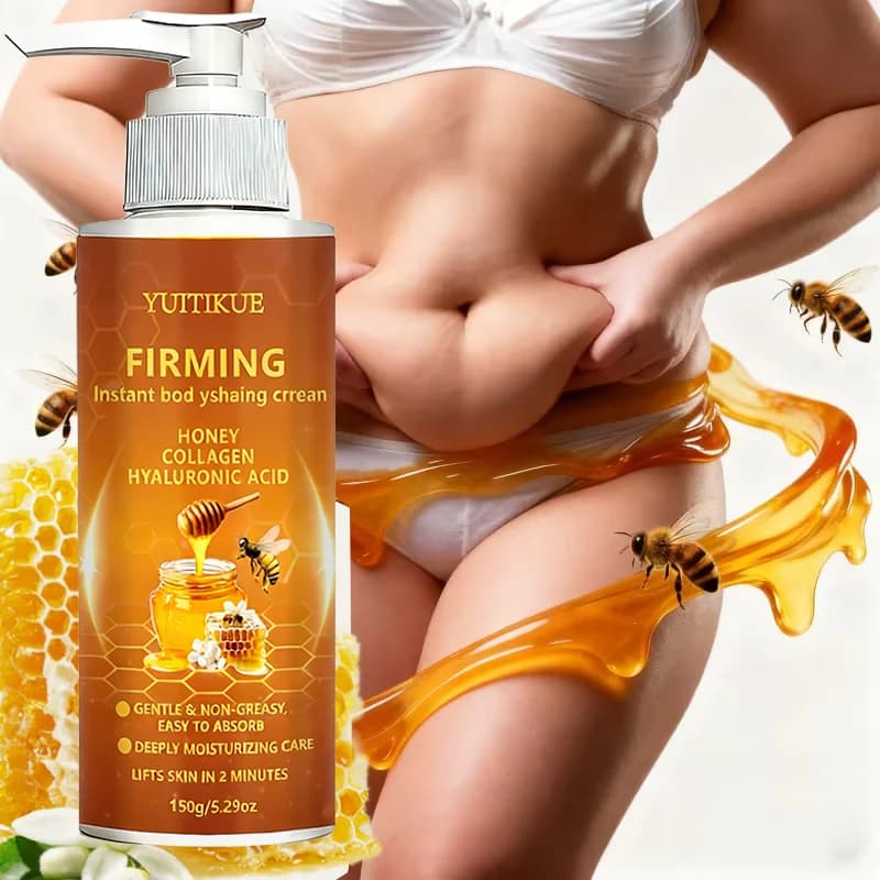 YUITIKUE Crema Corpo Rassodante con Veleno d'Api - Effetto Lifting in 2 Minuti, Non Unta, Idrata e Rassoda la Pelle del Corpo
