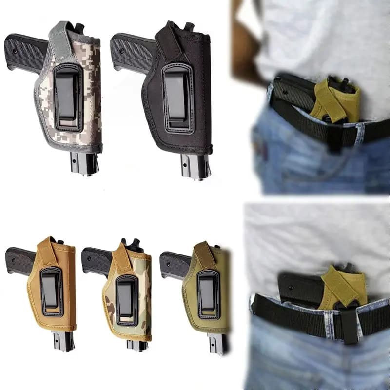 Fondina Tattica in Nylon per Glock P226, Beretta 92, Colt 1911, Fondina Nascosta con Clip da Cintura, Attrezzatura IWB per Pistole Airsoft