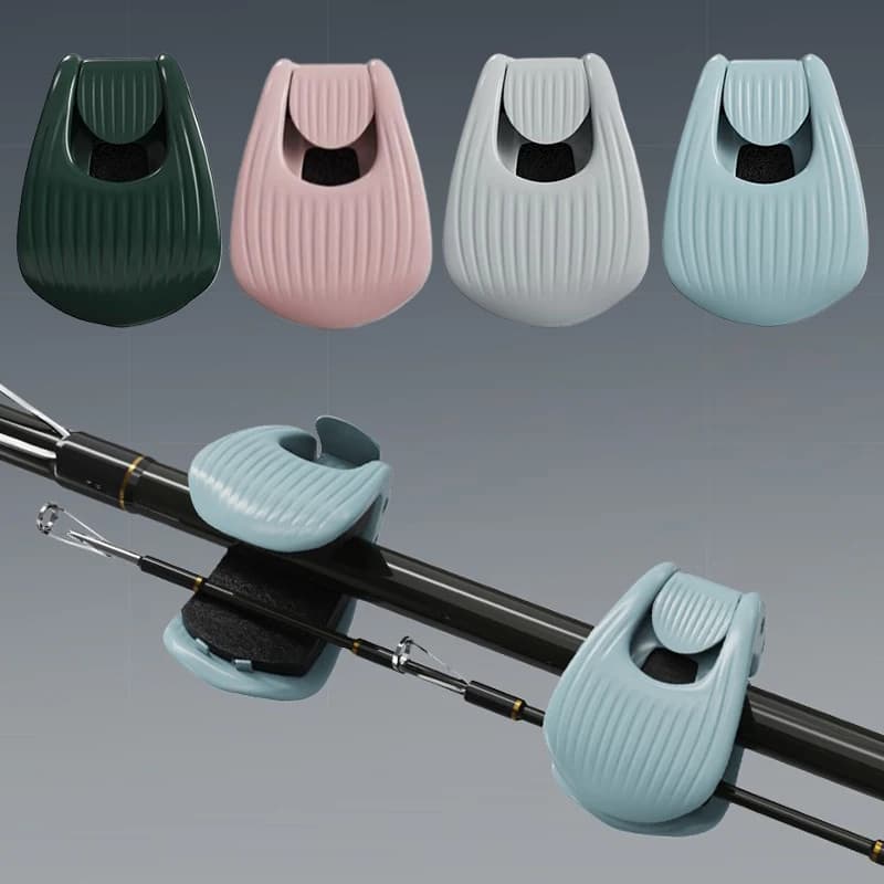 1/2/4pcs Fishing Rod Holder Fixer Clip Portable Lure Rod Bundling Clamp Beach Fishing Pole Holder Fishing Tools Compact Design