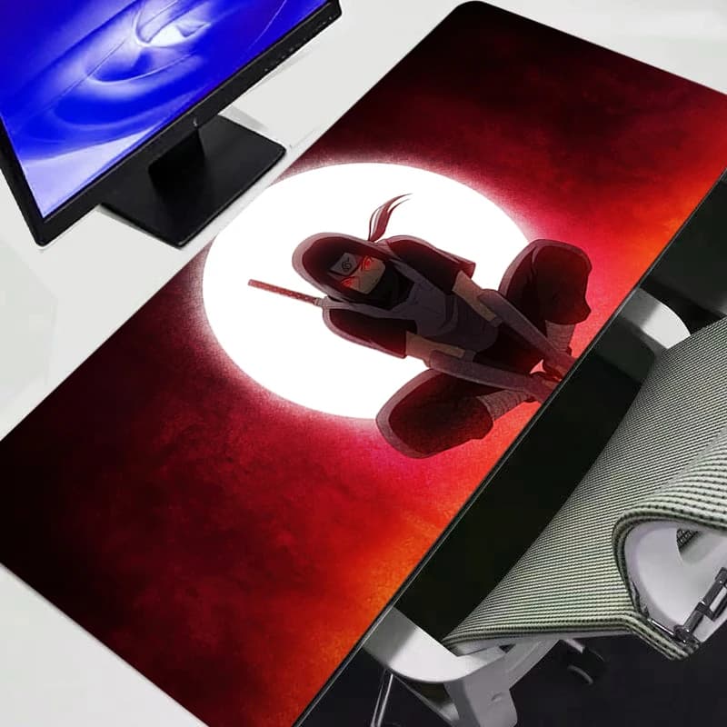 Tappetino per mouse Naruto Computer Speed Type Carpet Mat per giocatori di e-sport Tastiera per laptop Mousepad Scrivania da ufficio Durevole