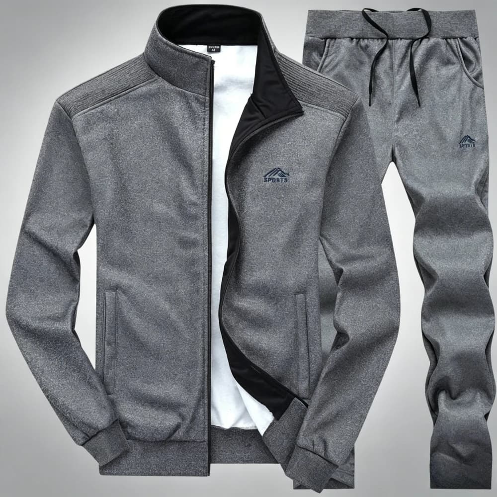 Hiking Gym Winter Jacket + Pants Outdoor Running Cycling Camping Casual Tracksuit Sports Wear Tracksuits Men‘s Sweatshirt Fleece