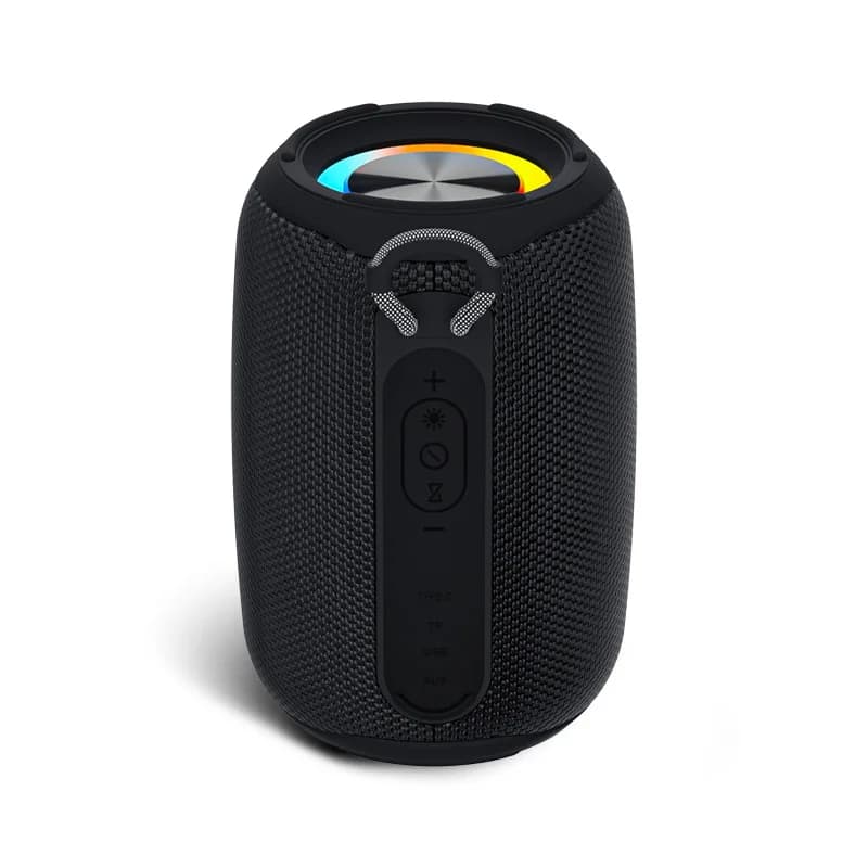 New Subwoofer for Exterior with Card Slot, Intelligent Wireless Speaker with Colored Lights, Waterproof IPX6, Bluetooth Speaker