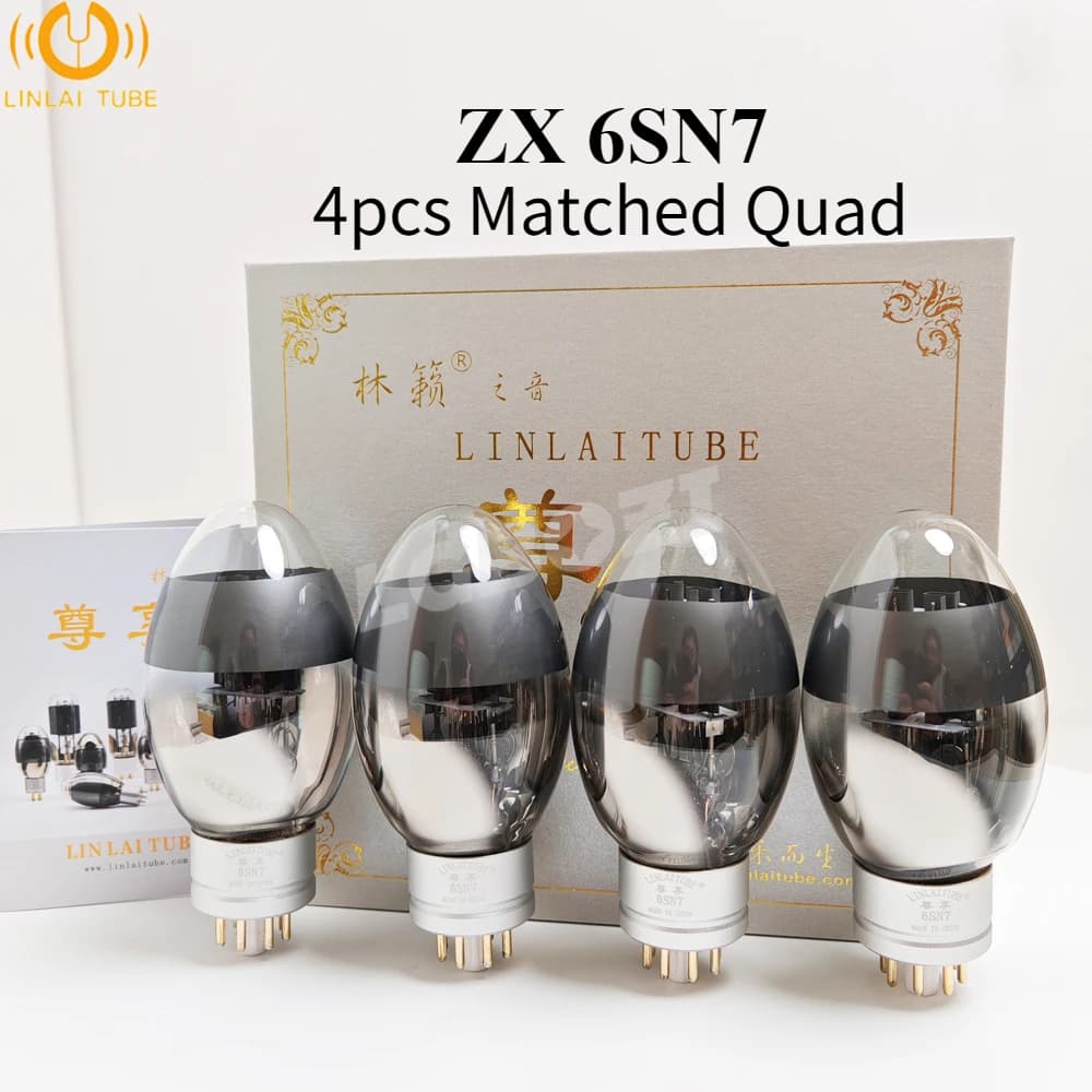 LinLai ZX-6SN7 Premium Vacuum Tube for CV181/E6SN7/6N8P/5692 | Hi-Fi Audio Upgrade, Enhanced Stability & Noise Reduction
