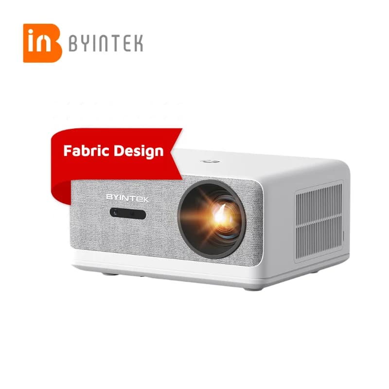 ZXY BYINTEK 1250 ANSI Lumen 1080P LCD Home Piccolo Mini Proiettore Portatile Messa A Fuoco Automatico Android 9 Smart Video Proiettore