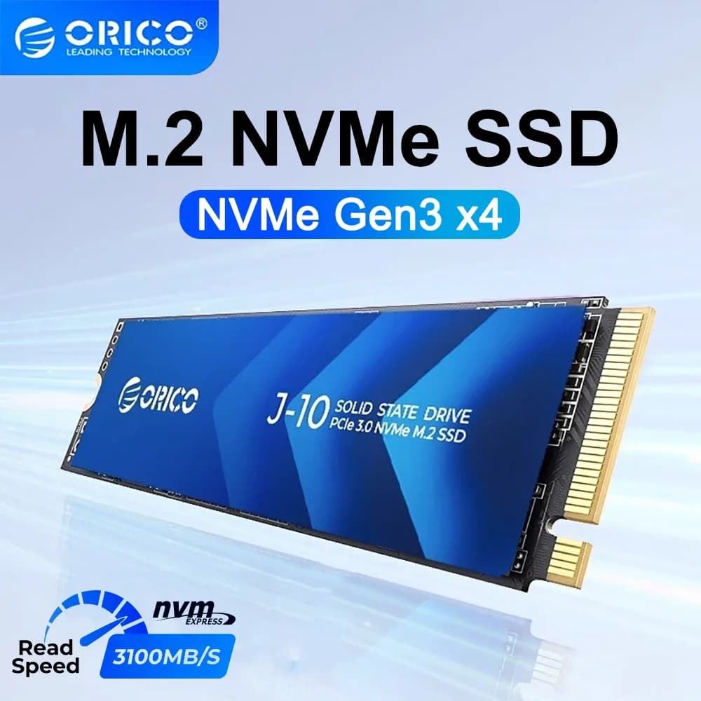 ORICO M.2 SSD M2 NVMe SSD PCIe 3.0 NVMe Gen3 X4 SSD M.2 M Chiave 2280mm Unità a stato solido interna 1TB 2TB 4TB con gilet di raffreddamento