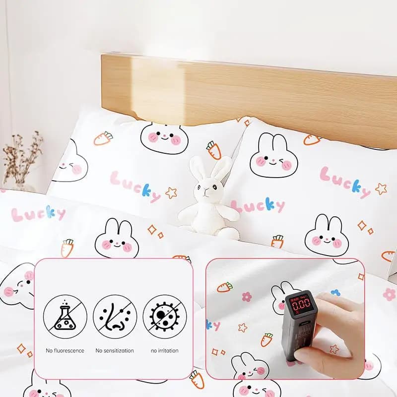 Nuovo set di biancheria da letto monouso da 3/4 pezzi, lenzuola monouso extra spesse, copripiumini e federe per hotel e viaggi.