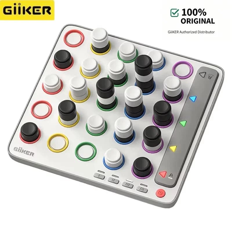 Gioco da tavolo originale Giiker Smart Four Chess 3D Four in A Row con spazio AI intelligente Giocattoli interattivi creativi per regali per bambini