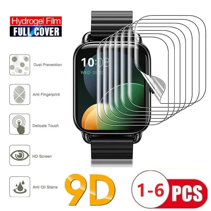 Pellicola morbida per Haylou RS 5 4 Plus GST Pellicola salvaschermo idrogel per Haylou LS 09 02 01 05 Accessori per orologi solari Pellicola Foil