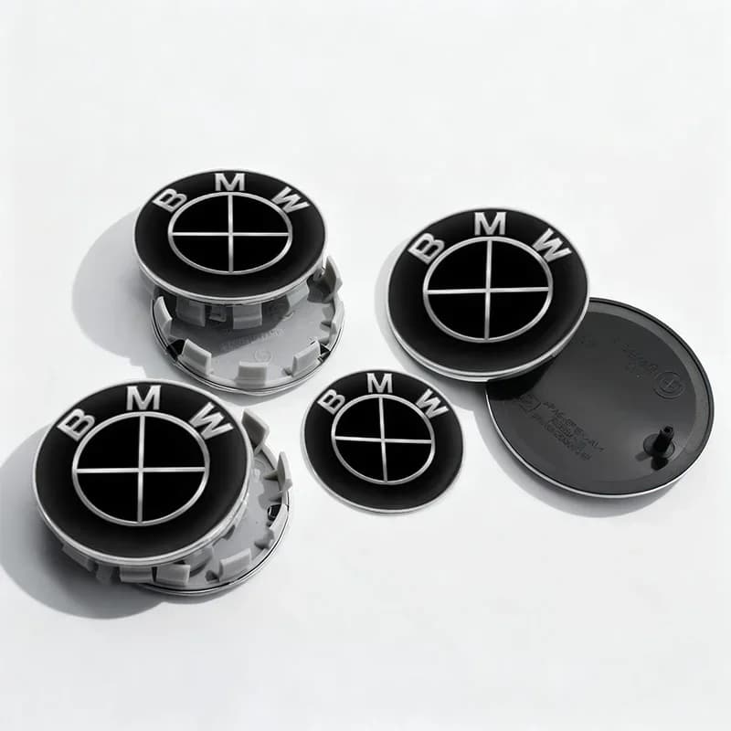 Set 7 Pieces Adhesive for Logo Hood Front, Lobster and Flyer, Central Cover for BMW E34 E39 E60 E61 F10 F11