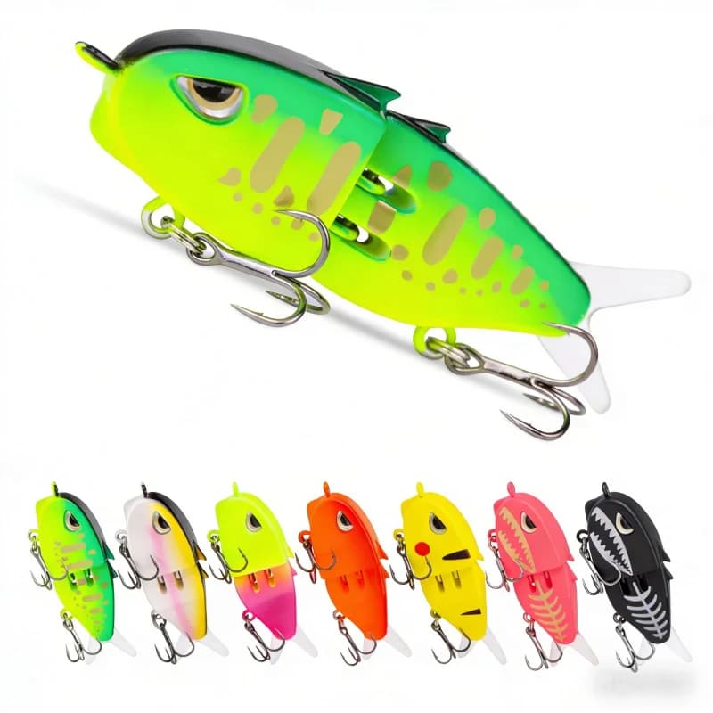 Micro Lure Pencil Bait 6CM 6.5G with Double Hooks Slow Sinking Bionic Colorful Faker Bass And Mandarin Fish Special Fishing Lure