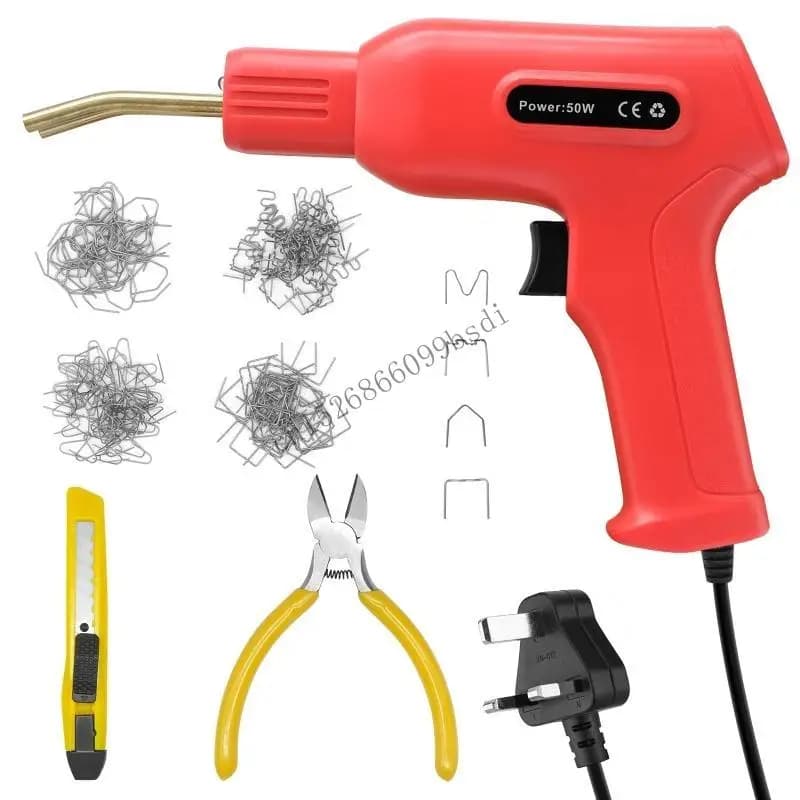 Saldatore plastica riparazione paraurti auto saldatrice plastica 50W Cucitrice a caldo 11UA