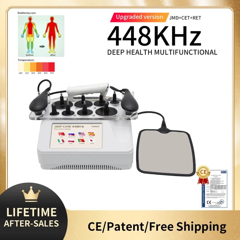 2024 INDIBA Tecartherapy for weight loss Skin care 12CM under 448khz Tecar machine skin deep beauty care system RET CET Machine
