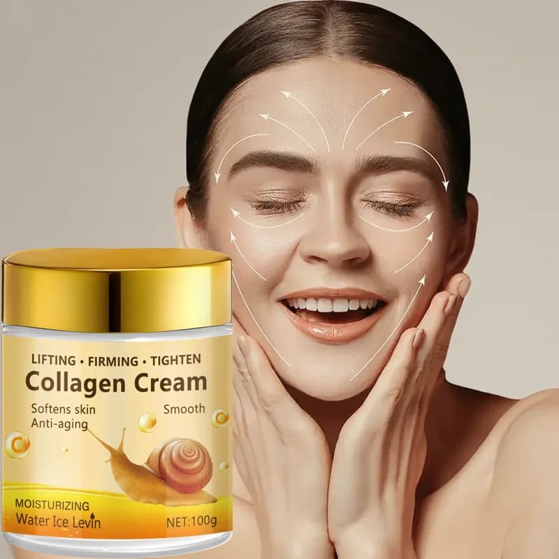 Collagen lift cream with retinol and snail mucina - Rassodante e rassodante, Deep hydration, Quick absorption, Winter innovation