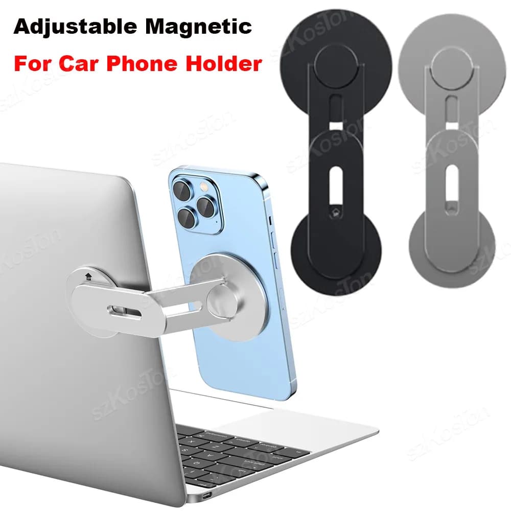 Supporto magnetico regolabile per telefono per auto per Tesla Model 3/X/Y/S per Mag/safe IPhone16/15/14 Staffa metallica Schermo portatile Montaggio laterale