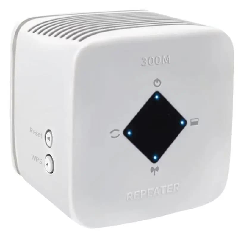 Ripetitore di Segnale WiFi ABFM - Amplificatore di Segnale Internet Wireless fino a 4500 mq Copertura di rete per 30 dispositivi, presa USA