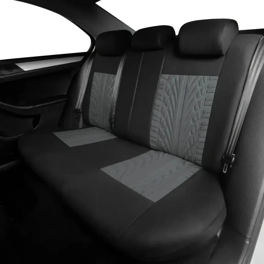 Set completo di coprisedili per auto: design diviso anteriore e panca posteriore, pratiche protezioni interne per autoveicoli