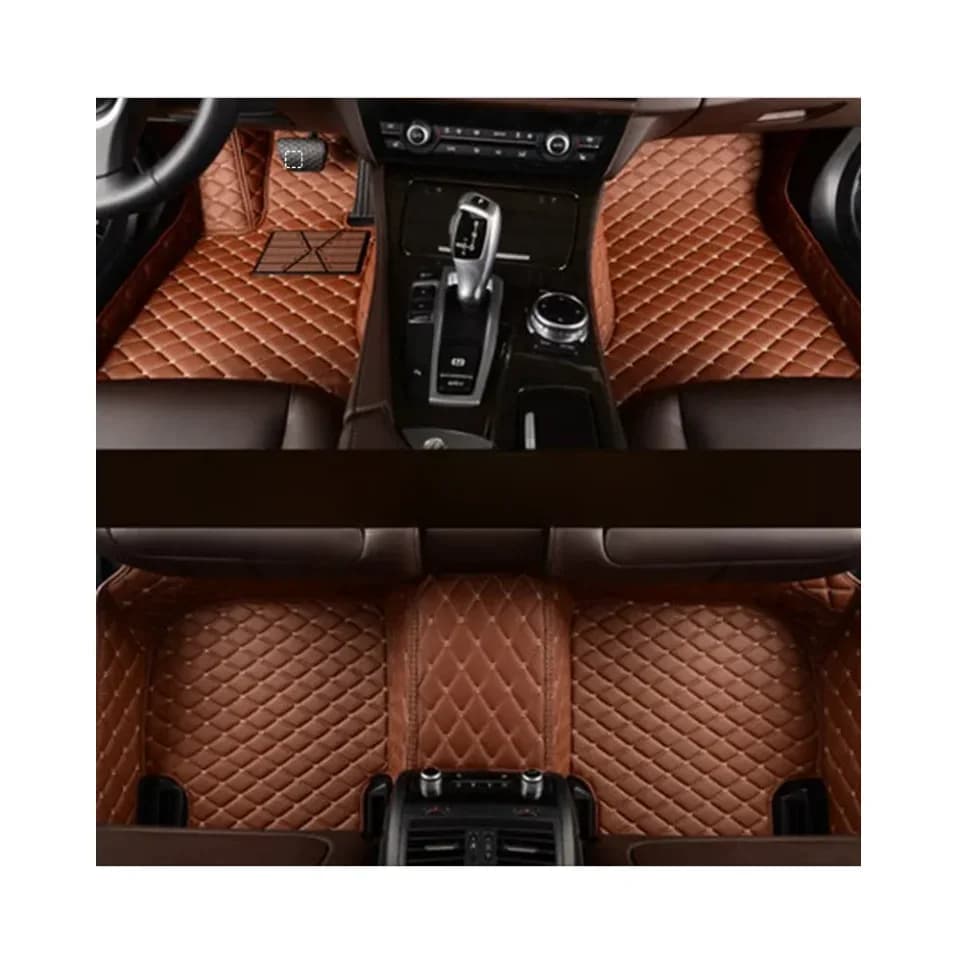 Tappetini in pelle di lusso personalizzati per auto Tapete Para Piso De Autos Tappetini universali Tappetini per auto