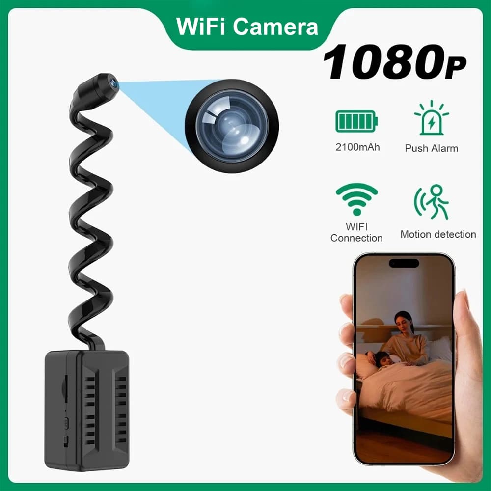 WiFi Wireless Camera Motion Detection Security Surveillance Camcorder Support Remote View 1080P HD Mini Camera Video Recorder