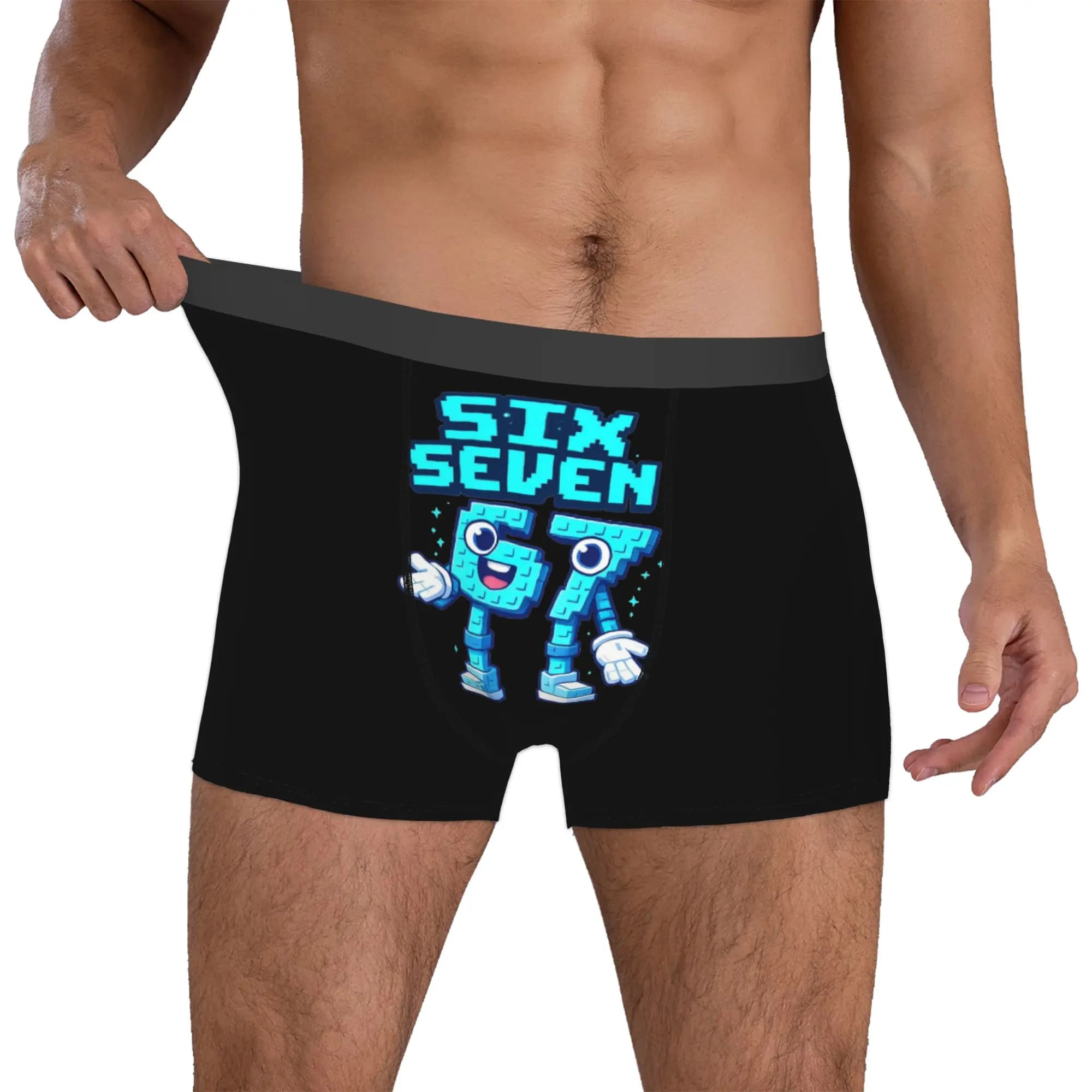 Customized Funny Funny Sixty Seven Boxers Shorts Panties Male Underpants Breathable Briefs Underwear