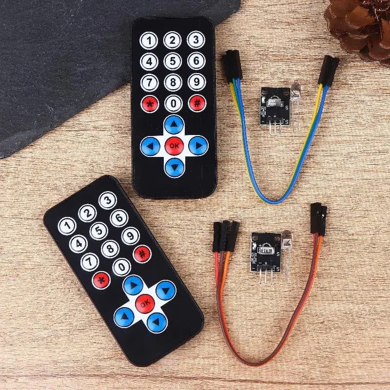 diPace di 1Set HX1838 Remote Control Module IR Wireless Receiver Module DIY Kit HX1838 for Arduino