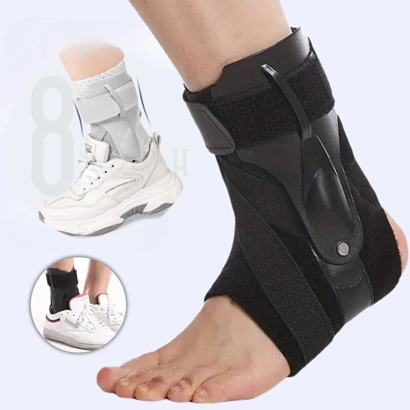 Tutore per caviglia per distorsione Supporto per caviglia con stabilizzatori laterali per uomo Donna Stabilizzatore per stecca per caviglia Recupero Tendinite Salute