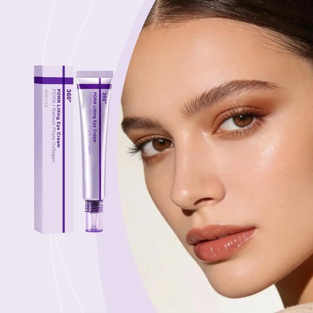 30g PDRN Retinol Phyto Collagen Eye Care Korean 360° PDRN Lifting Eye Cream Purple Lightweight Eye Cream Face Brand Moisturizer
