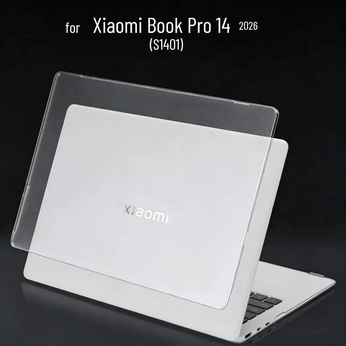 Cover Opaca per Xiaomi Book Pro 14 2026, Custodia Rigida in Plastica Anti-Graffio S1401 per XiaomiBook Pro14, Protezione per Laptop