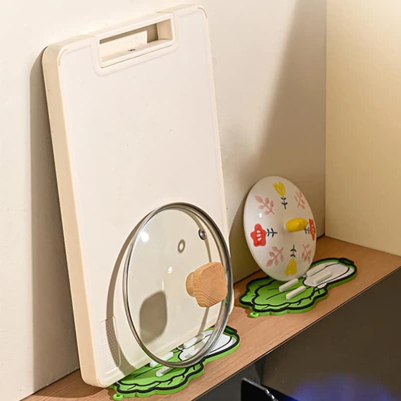 Tappetino in Silicone per Coperchi di Pentole, Tappetino di Drenaggio per Piano di Lavoro, Tappetino Isolante, Tagliere, Tappetino per Drenaggio Sapone
