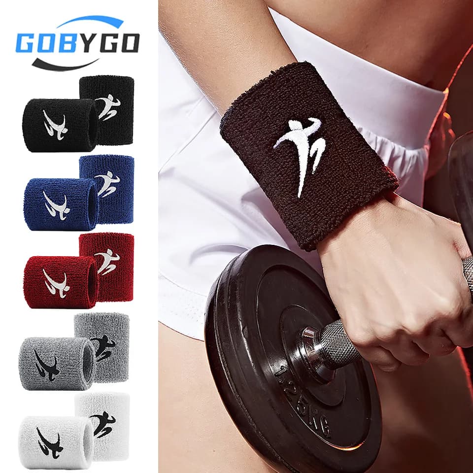 GOBYGO 1/2 Pieces Protection for Breathable Dust Support for Anti-Sudore Sports Open Basket Tennis Badminton Cycling Fitness Unisex