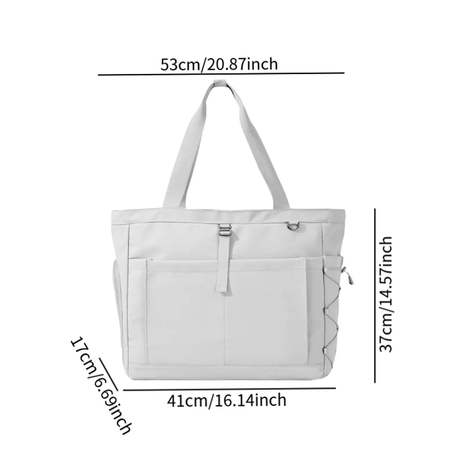 Waterproof Bags for Tennis and Sport with Racket, Nylon Shoulder Bag Organized with Multipli Parts for Badminton and Pickleball