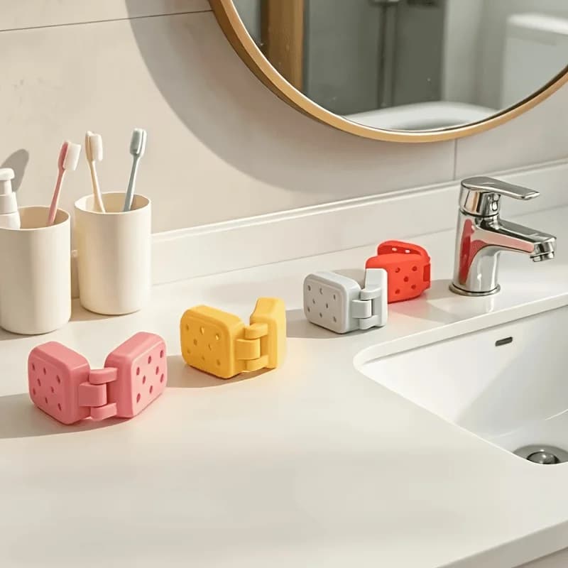 3 set di coperture per testine di spazzolini alla moda di colore casuale, adatte per spazzolini elettrici Oral-B. Con un design traspirante, prevengono umidità e odori. Le custodie protettive mini e leggere