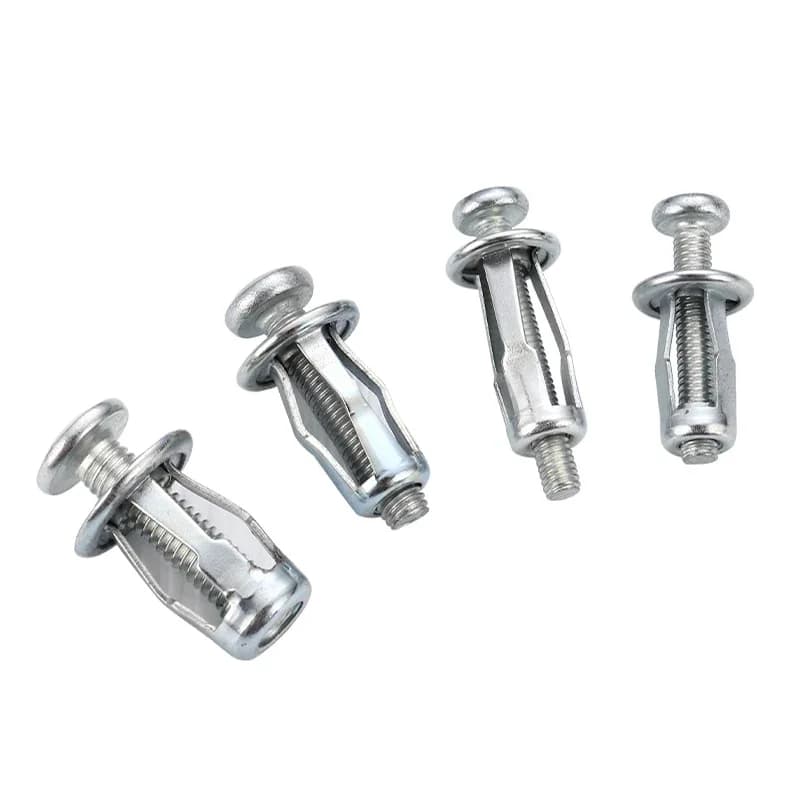 40 pcs M4 M5 M6 M8 Jack Dadi Bullone Screw Petalo Vine Grips Expansion Spine for Tent Expansion Clamp Petalo Rivet
